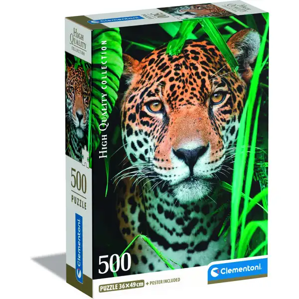 Puslespil 500 Brikker CB Jaguar i Junglen