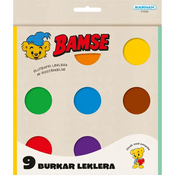 Bamse Modellervoks Glutenfri 9-Pak