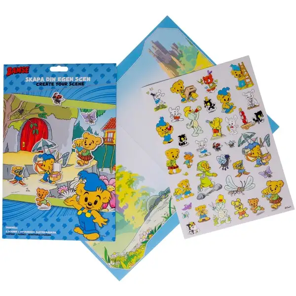 Bamse Klistermærkesæt: Skab din scene