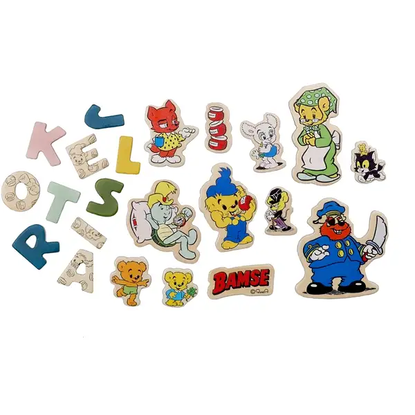Bamse Magnetbogstaver & Figurer