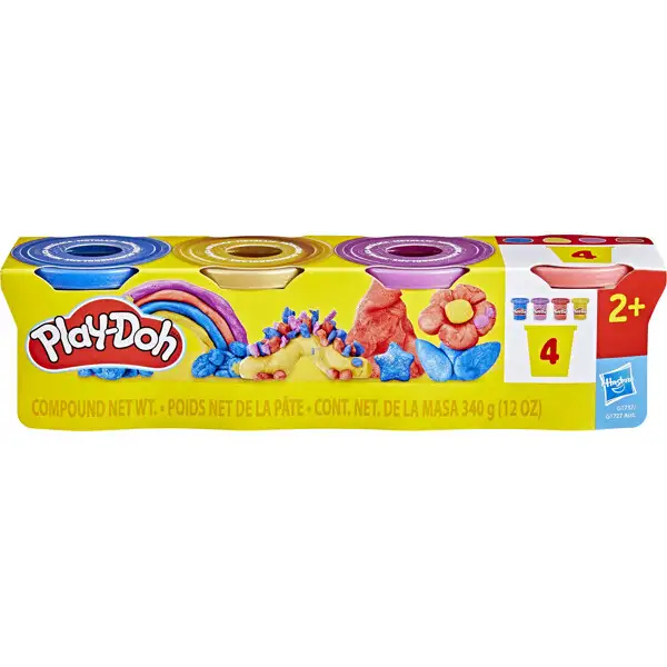 Play-Doh Specialitetssammensætning 4-pak Metallic