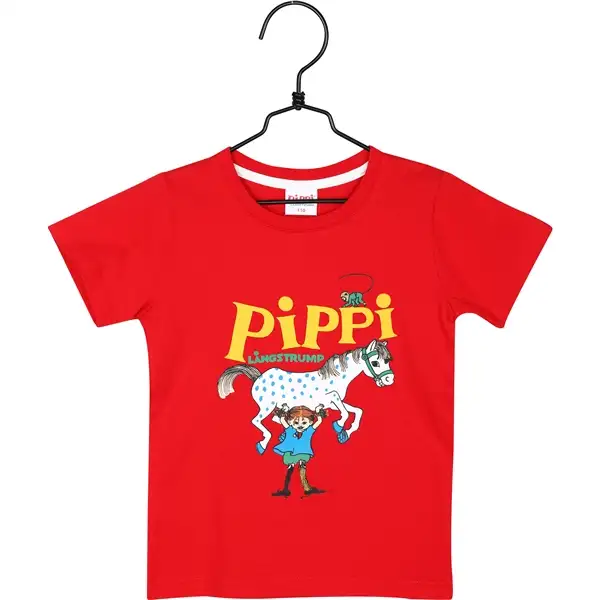 Pippi T-shirt Rød