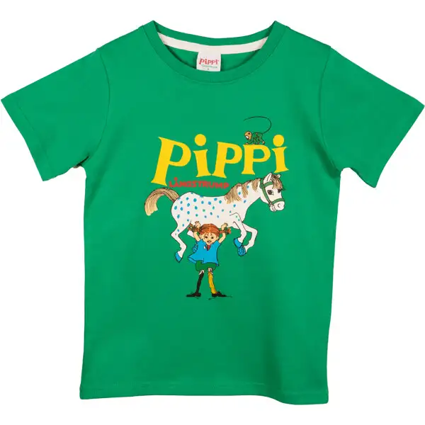 Pippi T-shirt Grøn