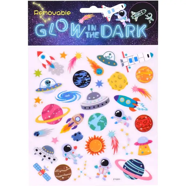 Stickers Space (Lyser i Mørket)