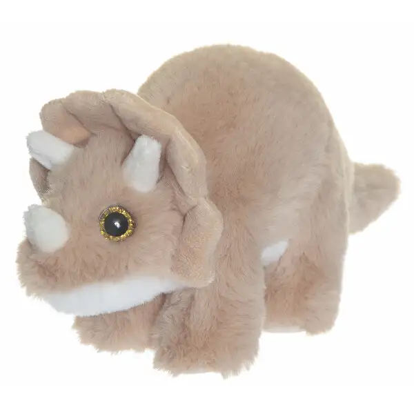 Teddykompaniet Dino Triceratops Abrikos Lille