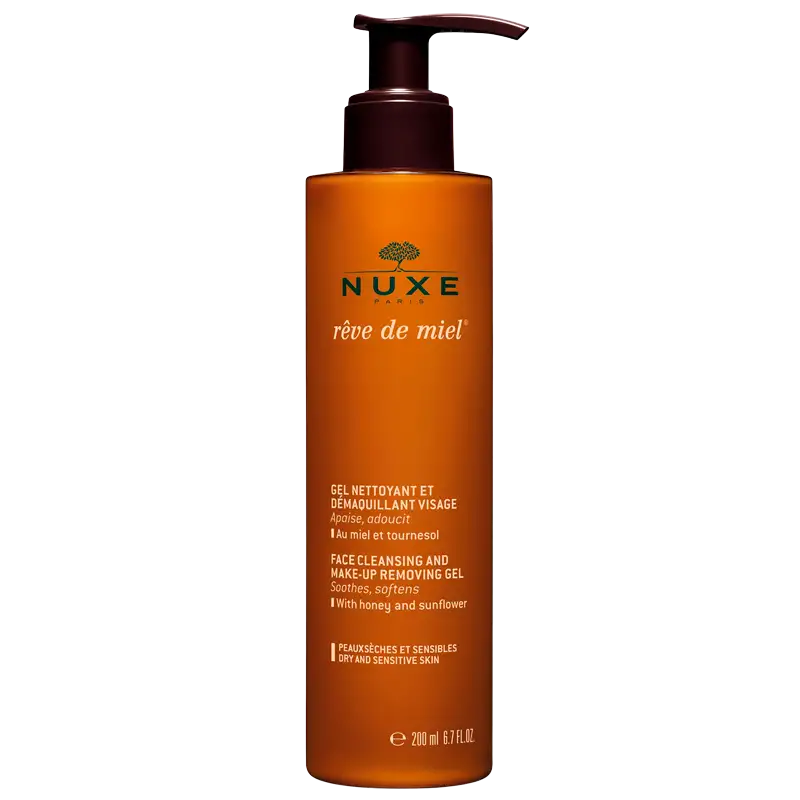 Nuxe Reve De Miel Face Cleansing og Makeup Remover Gel (200 ml)