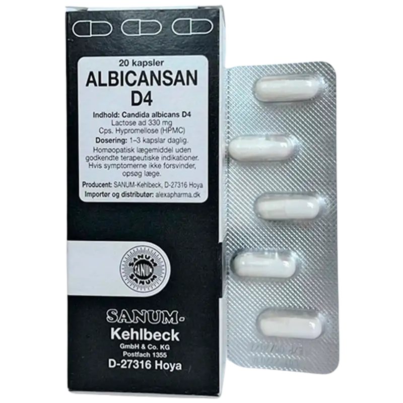 Sanum Albicansan D4 (20 kapsler)
