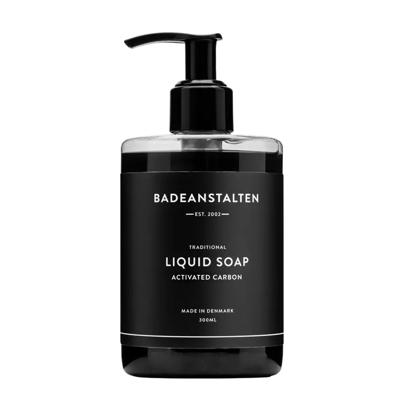 Badeanstalten Flydende Sæbe - Aktivt Kul (300 ml)