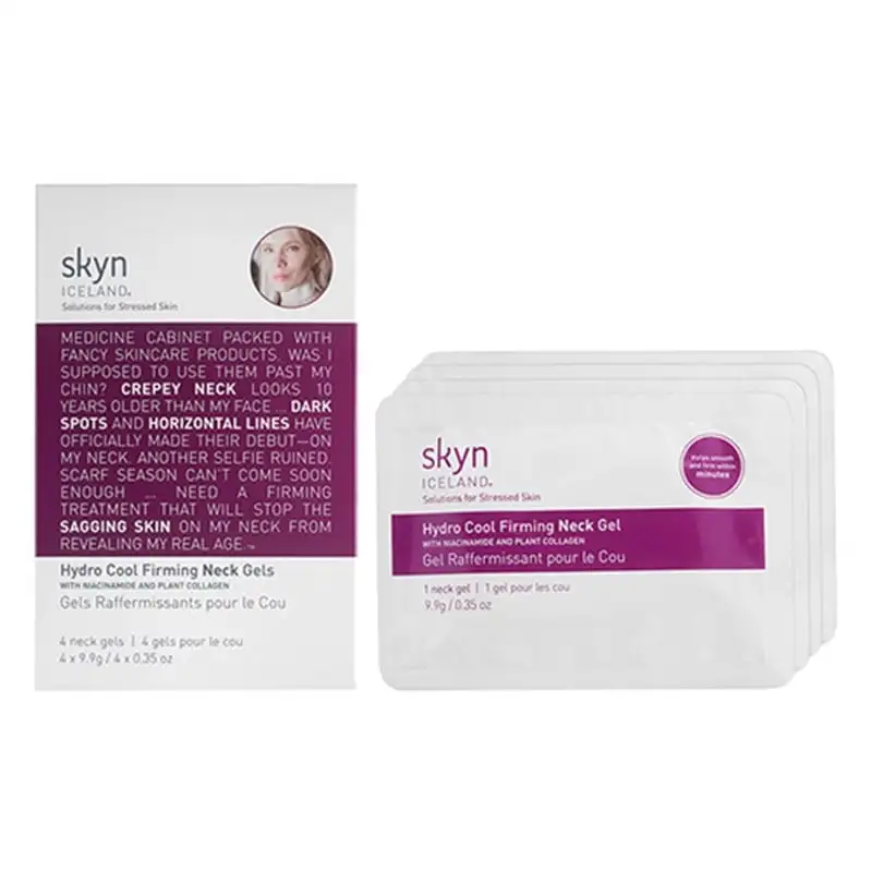 Skyn Iceland Hydro Cool Firming Neck Gels (4 stk)