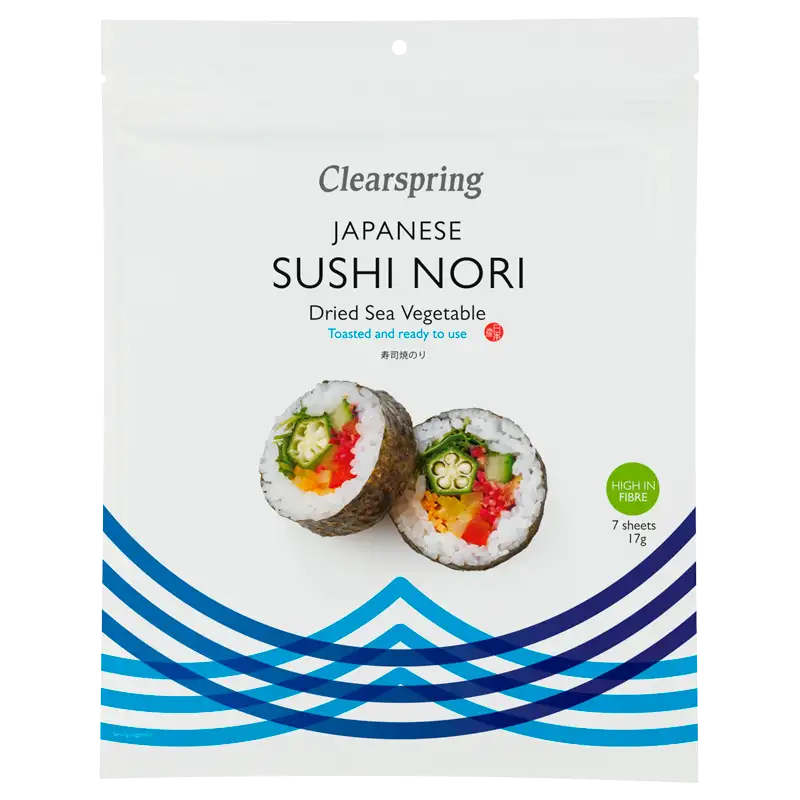 Clearspring Nori sushi plader - ristet 17 gr.