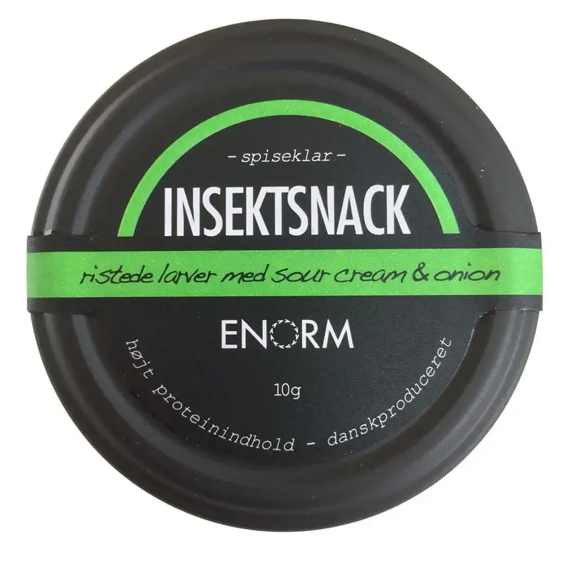 ENORM Insektsnack med Sour Cream & Onion (10g)