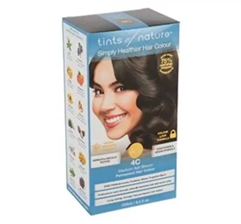 Tints of Nature Hårfarve 4C Medium Ash (130 ml)