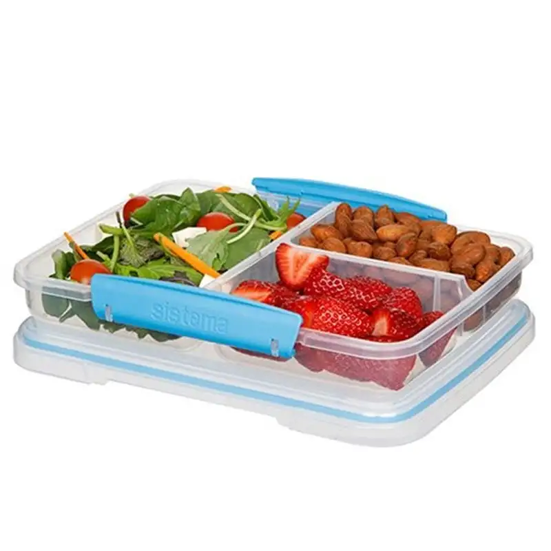 Opbevaringsbox Split 820ml To Go Pink, grøn, blå, lilla