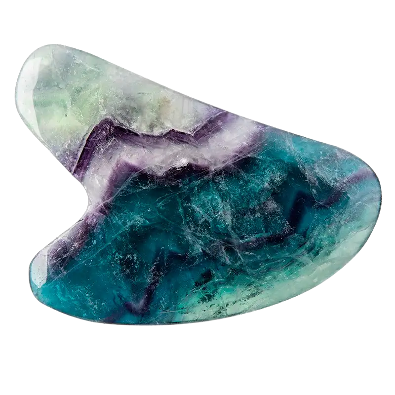 A Pure Mind Gua Sha Heart Flourite (1 stk)