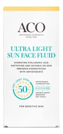 ACO Face Mattifying SPF50 - 40 ml.