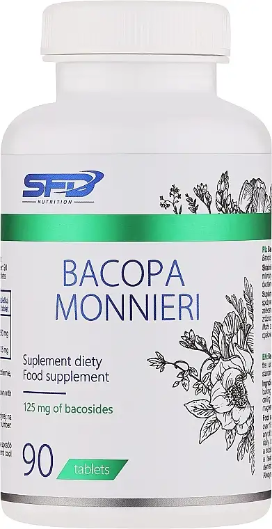 Bacopa Monnier kosttilskud, 125 mg 43364716