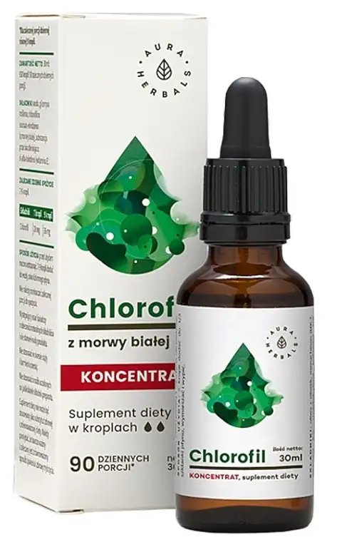 Kosttilskud 'Klorofyl fra hvid morbær', koncentrat 36736565