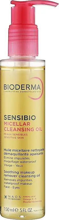 Rensende micellær ansigtsolie til følsom hud 68599065