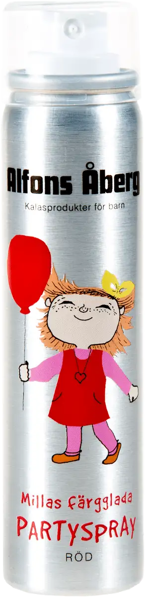Alfons Åberg Millas Farveglade Partyspray - 80 ml.