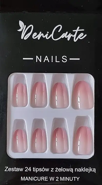 Ombre kunstlige negle, 24 stk. 27426490