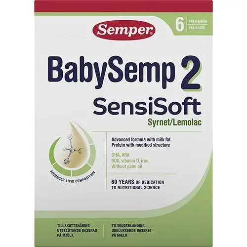BabySemp 2 SensiSoft tilskudsblanding fra 6 mdr - 700 gr
