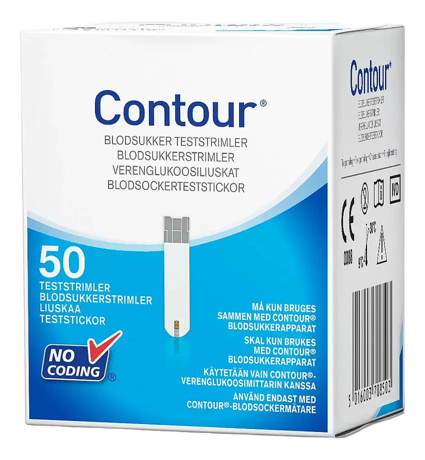 Bayer Contour Teststrimler - 50 stk.