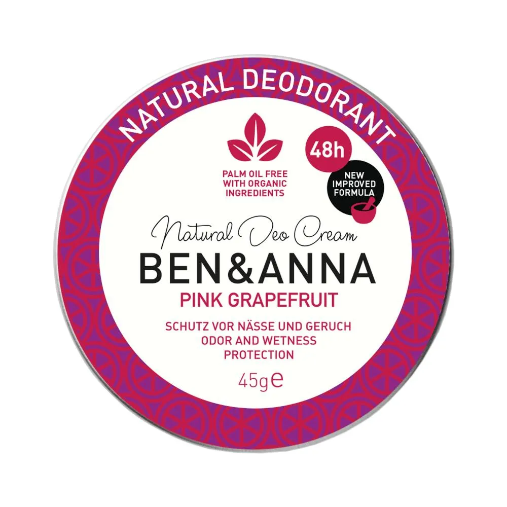 Ben & Anna Creme deodorant Pink Grapefruit (45 g)