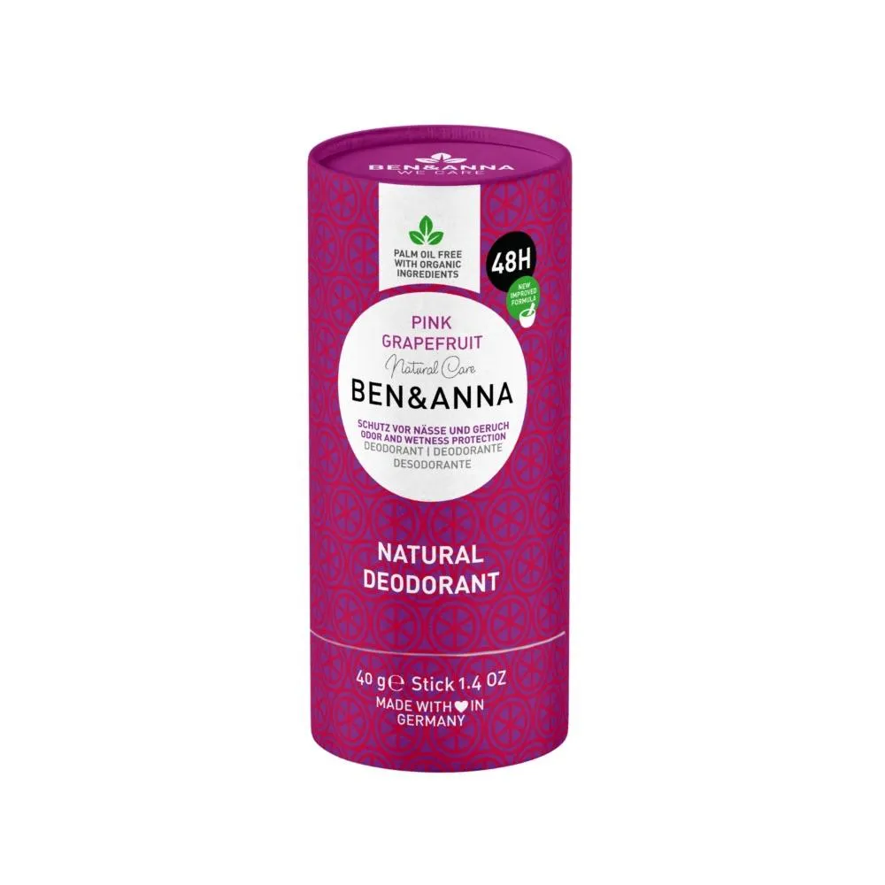 Ben & Anna Fast deodorant (40 g) - Pink grapefrugt