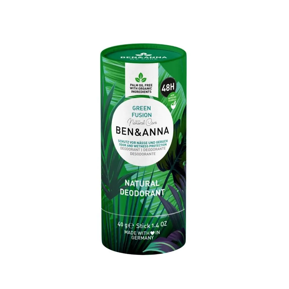 Ben & Anna Fast deodorant (40 g) - Grøn te