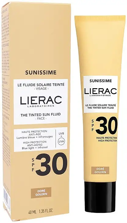 Tonet solbeskyttende ansigtsfluid 77247064