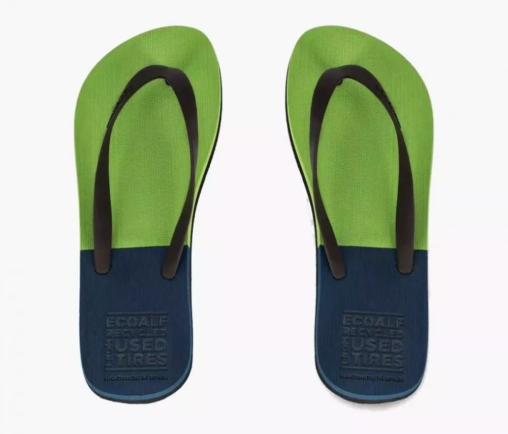 Ecoalf Bicolalf Flip Flops Man Green