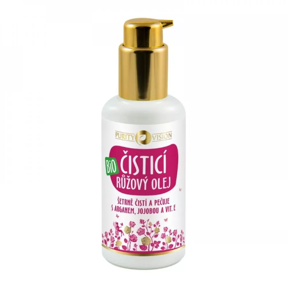 Purity Vision Bio Rose Renseolie med argan, jojoba og vit. E 100 ml