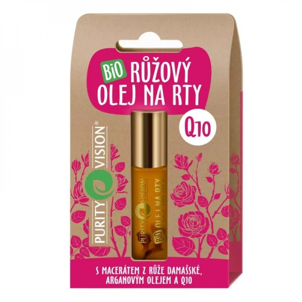 Purity Vision Bio Roseolie til læberne med Q10 10 ml