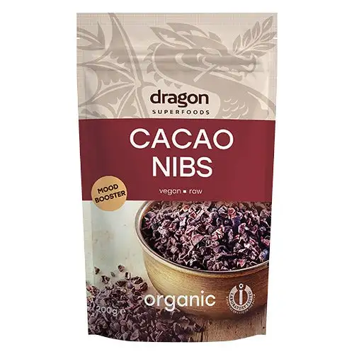 Dragon Superfoods - Cacao Nibs - Økologisk - 200 g.