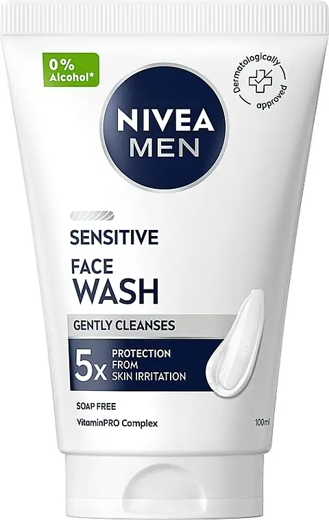 Mænds ansigts rensende gel til følsom hud 97569313