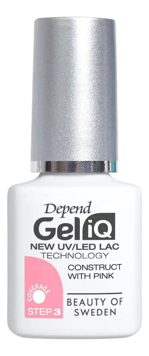 Depend Cosmetic Gel iQ Construct With Pink - 5 ml.