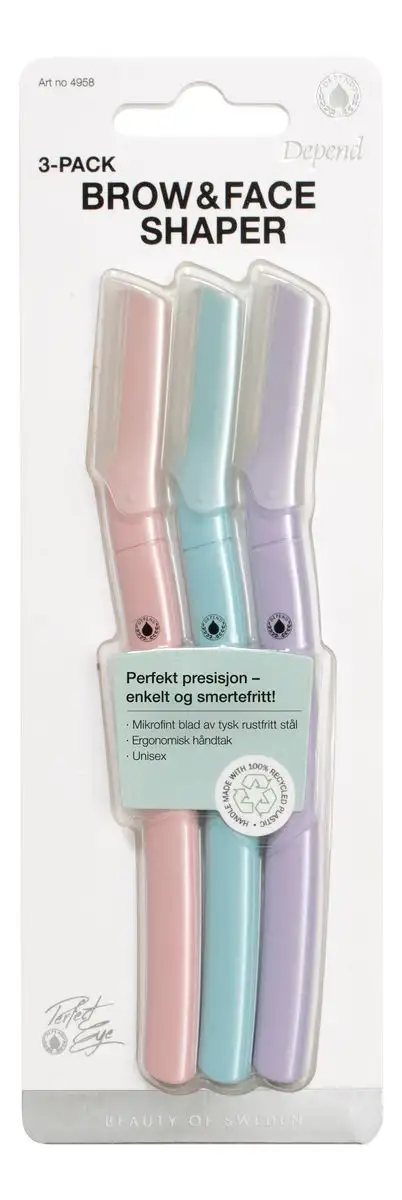 Depend Cosmetic Perfect Eye Brow & Face Shaper - 3 stk.