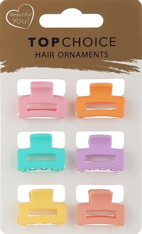 Hårspændesæt 20650, 6 stk, lys 69535645