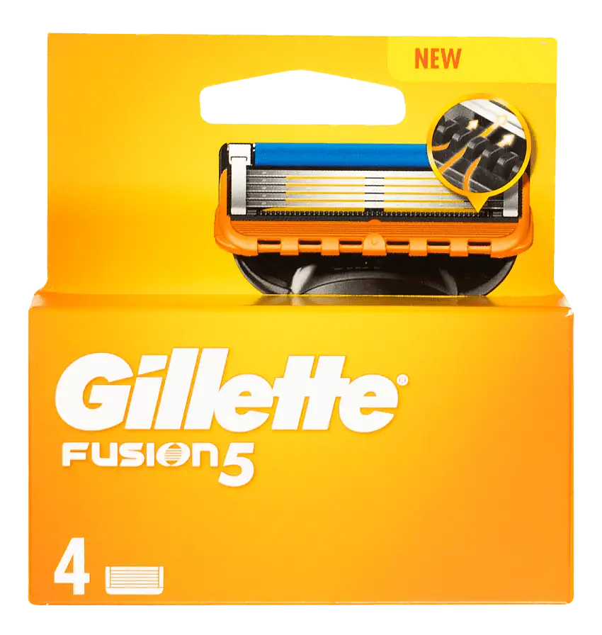 Gillette Fusion barberblade - 4 stk.