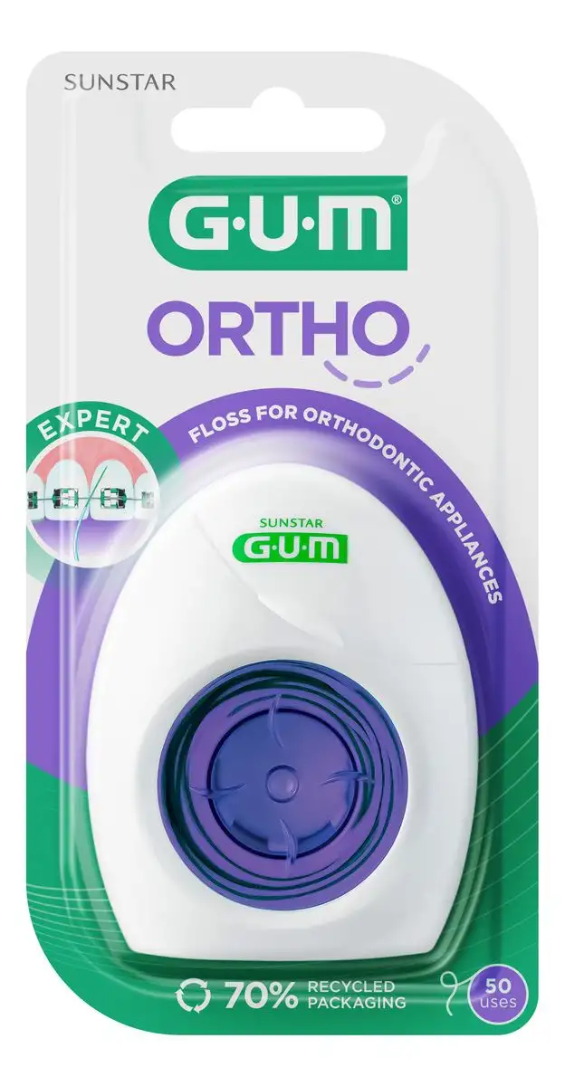 Gum Ortho Tandtråd - 50 stk.
