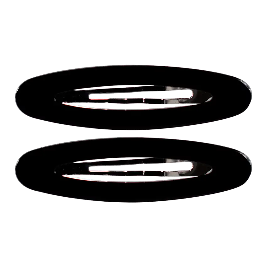 Happy Hårspænde Classic Black Clips - 2 stk.