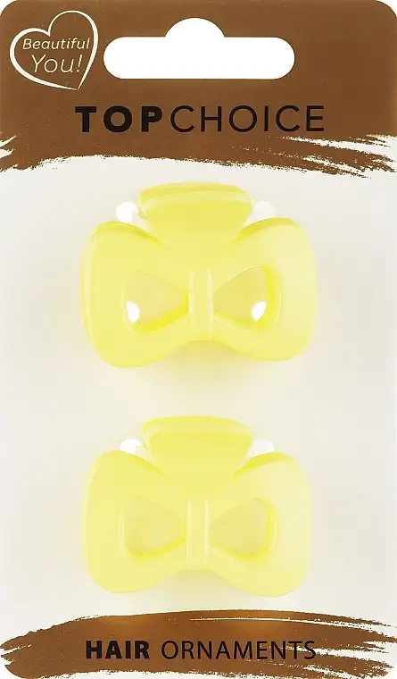 Hårklemmer, 2 stk., 20933, gule 26448843
