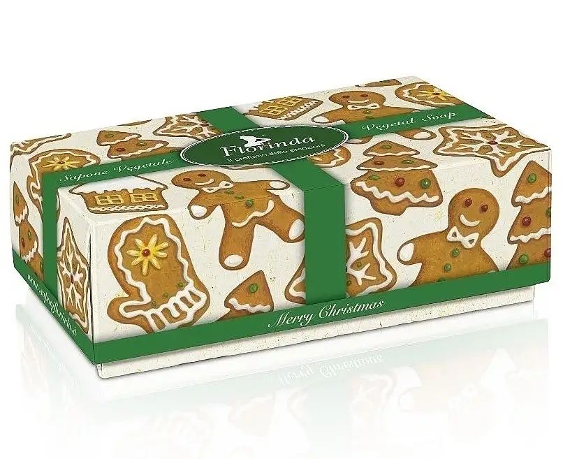 Naturlig sæbe i æske 'Julehjerteskær' 75322719