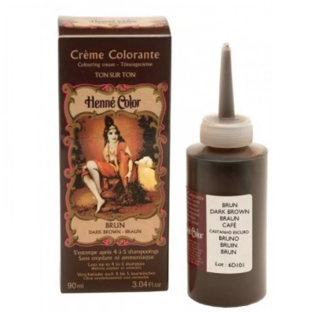 Henné Color Blid cremefarvning 90ml Brun