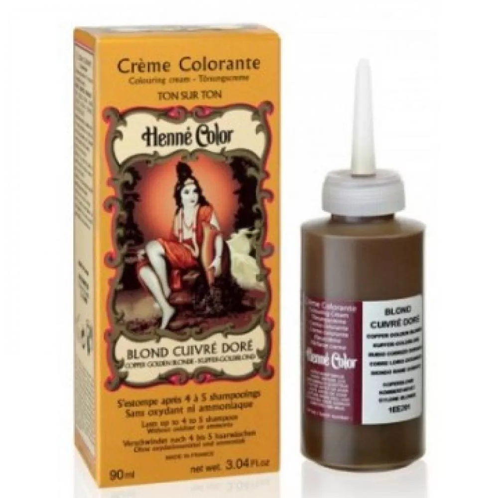Henné Color Blid cremefarve 90ml Guld-kobber