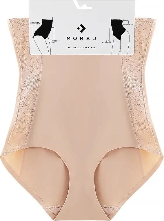 Slankende blondetrusser, beige 19534147