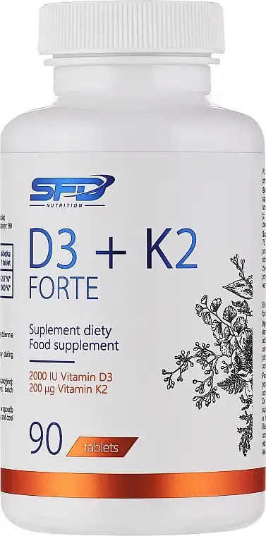 Kosttilskud Vitamin D3 + K2 Forte 13944044