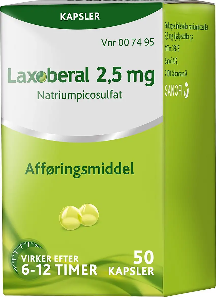 Laxoberal 2,5 mg - 50 kap