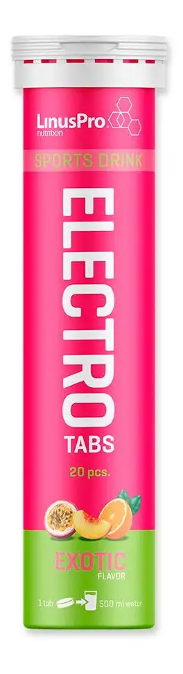 LinusPro Electrolyt Tabs Exotic - 20 stk.