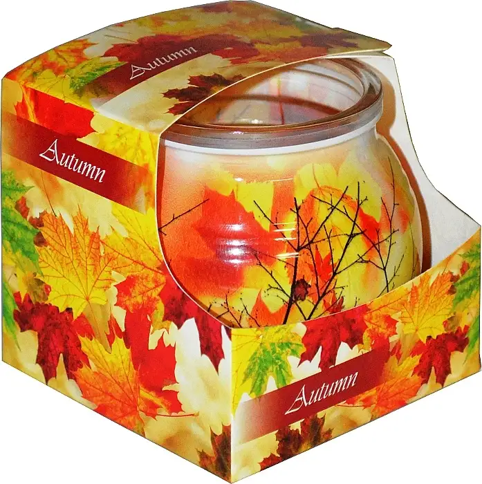 Stearinlys i mønstret glas 23262451